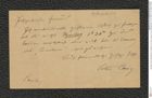 Nachlass Franz Steindachner, Postkarte von Victor Lang an Franz Steindachner (11.04.1908), Inv.Nr. 286.01, Seite 1